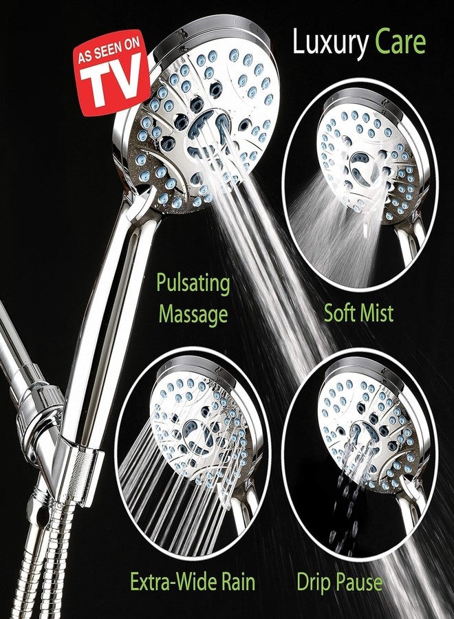 COMFYHOME 【With 50 Pcs Drain Cover】Hand Shower for Bath, High Pressure 8 Mode, Self-Cleaning Anti-Clogging Nozzle, Power Wash to Clean Tub, Tile &Pets, Bathroom Handheld Shower with 1.5 Meter Flexible Hose Pipe - Image 2
